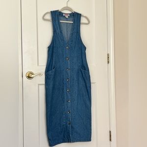 Vintage 90’s FADS Denim Button Up Dress